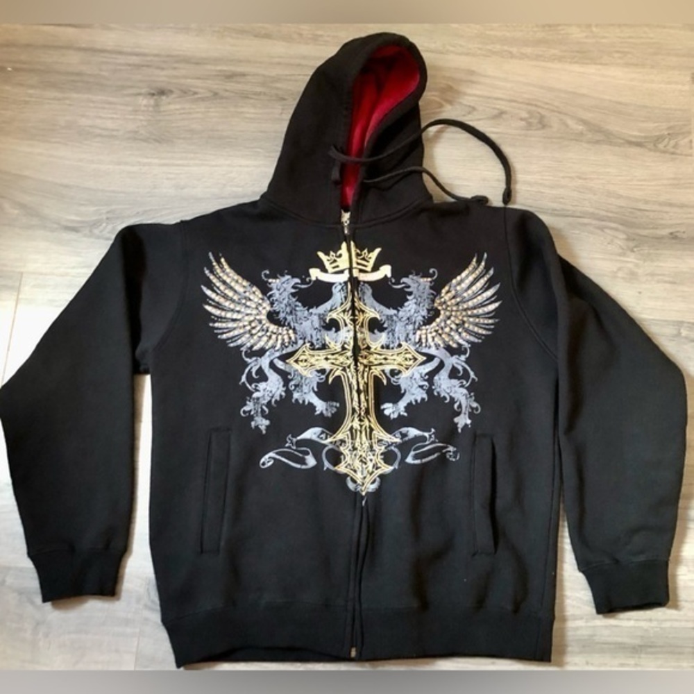 Avirex Classic Black Hoodie